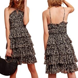 RANNA GILL x ANTHROPOLOGIE Tiered Daisy Ditzy Floral Dress